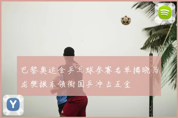 巴黎奥运会乒乓球参赛名单揭晓马龙樊振东领衔国乒冲击五金